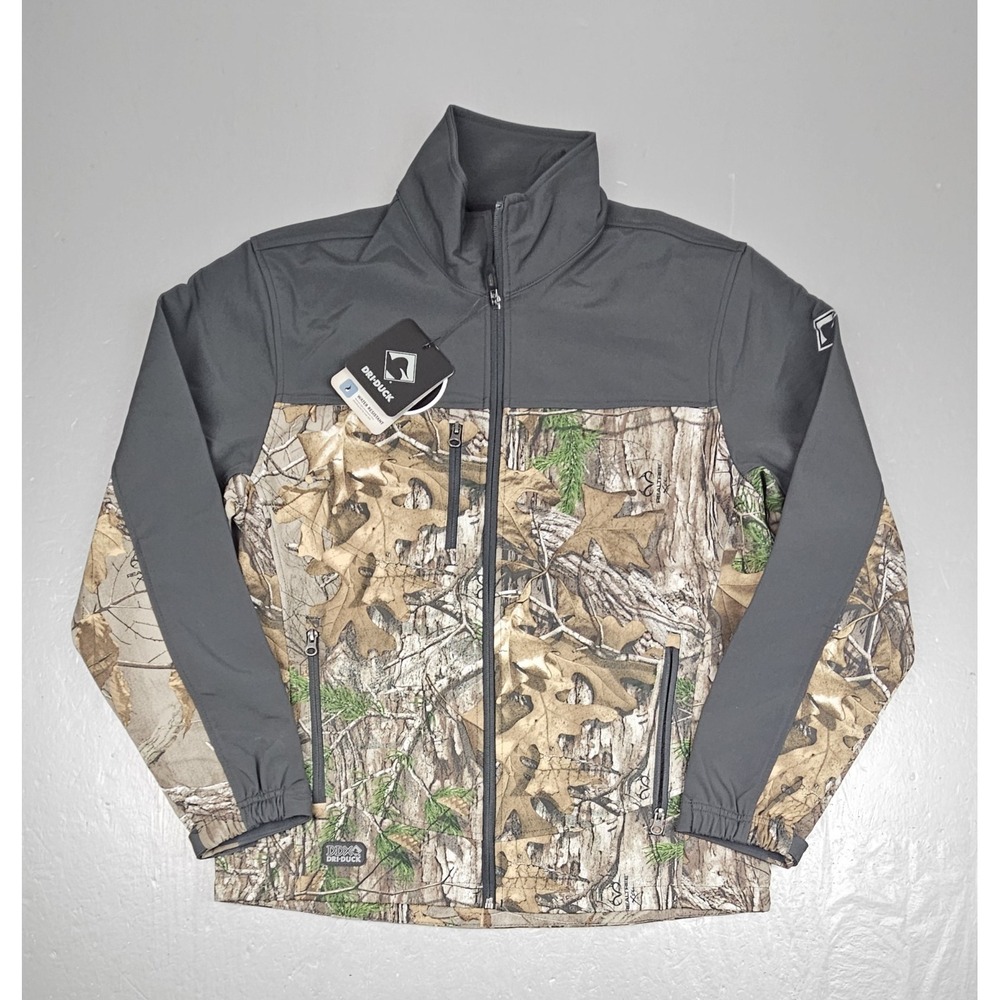 Dri-Duck Softshell Jacket Mens Medium Camouflage Motion Real Tree Xtra‎ Hunting